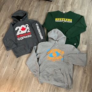 Three Athletic Sweatshirt/Hoodies